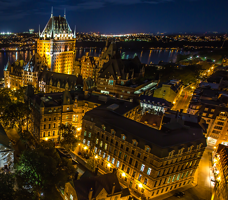 Centre-ville et Vieux-Québec.